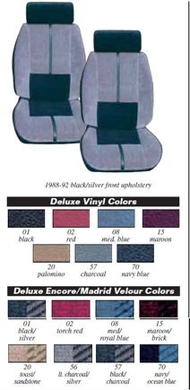 Ordered new seat covers, dash pad, headliner, door pads, etc.