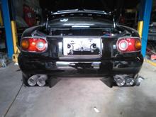 Final rear bumper