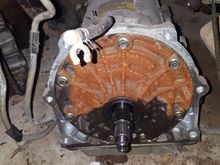 The two trannys are almost identical. The input shaft and oil pump have the same measurements out from the casing. Bellhousings do interchange with one another.