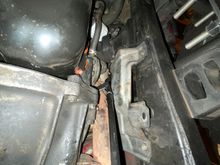 Getting the bolt in for the transmission fill tube brace was a major pain in the butt!