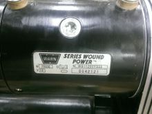 cleaned up and painted the new motor to match as well - I'll probably put a 4" metallic "W" warn sticker on the front side of it as it won't have the solenoid cover there