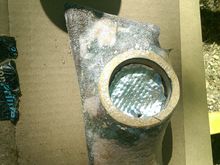 then did a quick coat of bondo to feather the edges out and make the transitions smooth, filling all of the smaller pits and pockets left from the first go around