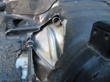 Started with some access holes for a socket to get at the top two bellhousing bolts.  I can still get at them with the engine as a short block but once the heads and intake are on these will be too deep to get from any other angle.  May never use these but just keep the option open.