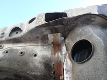 Underside shot of how it bridges and closes the break. Sort of still stock but not quite.