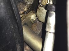 another leak that looks to be coming off of the back of the timing chain. sometimes it drips down to the block. 