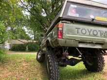 works on, needs more backspace on the rims 