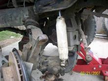 taking off knuckle to do upper ball joints