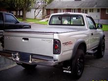 100 2402  new  black smoke   tail lights