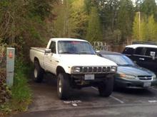 when i first got it. it came on 28's but i had it on the 32's the first day.