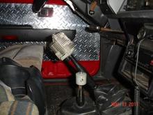 Shift knobs are from a &quot;Mac 35 LS&quot; and powder coated