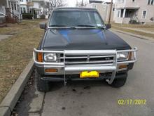 Deer killer (pushbar) needs a little adjustment.