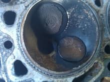 My burnt valve