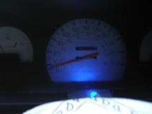 blueLED guage light  its pretty bright at nite