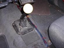 q-ball shifter     i figured it fit the white on black theme