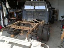 Rear chassis cleaning and bed swap time