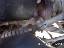 broken intermediate shaft