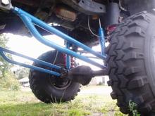 side shot of the front