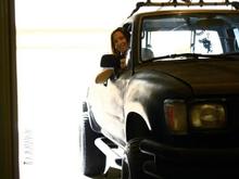 Jyn in the truck