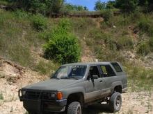 in the gravel pit