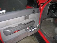 very useful mod.  Underneath the power window switches.