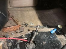 plate closed up, that stick is in 2wd in this pic, same angle as 4x4 used to be