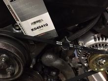 the shortest belt I could get on the alternator without further modification