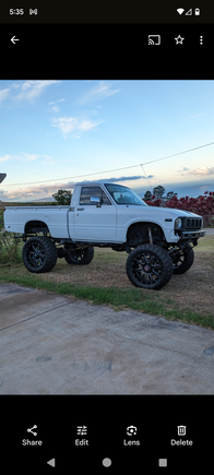 Lol I know I'm gonna catch gas for the tires. It's all I have at the moment. It's a project in motion