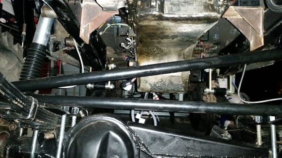 Engine sitting good. and ill get better pics of the shock hoops and shocks mounted up.