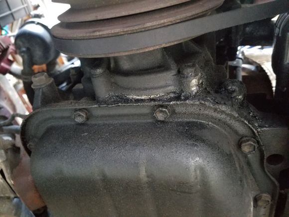 Lots of gunk.