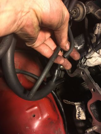 Does anyone know where these three hoses go ? Lost track of them 