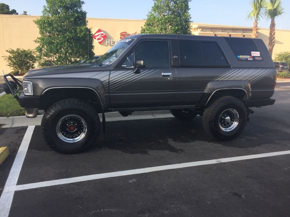 1987 Gray 4runner, new wheels