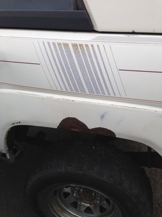 Here's the extent of my rust