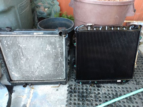 new csf rad, oem cap fits. tits!