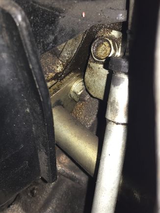 another leak that looks to be coming off of the back of the timing chain. sometimes it drips down to the block. 