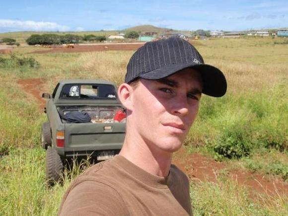 MeandTruck coming out of the west maui mountians.