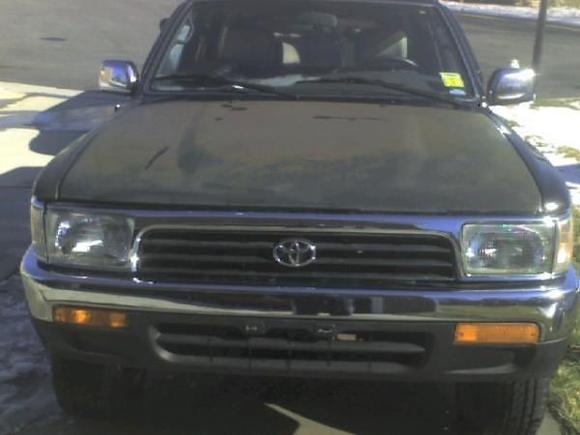 new hood- getting rusty, need to paint :)