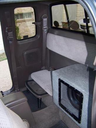 This is my interior of the back seat on the passenger side..