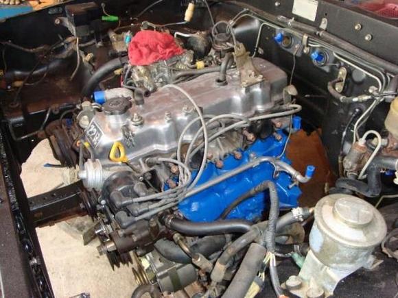 Nice! Fits like a glove. Too bad I gotta yank it back out later so I can raise the motor mounts up 2".