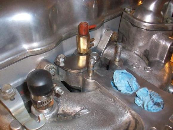 EGR block off on intake