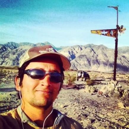 Inyo Mtns. and the Bat Signal in the background