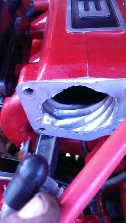 venturi bored intake plenum