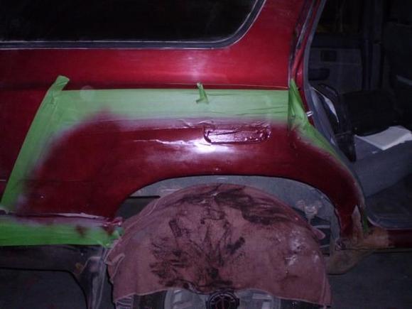 final coat after three primers.