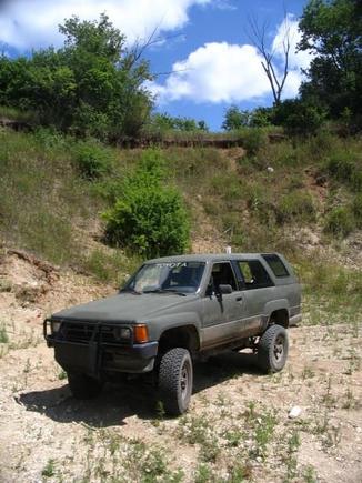 in the gravel pit