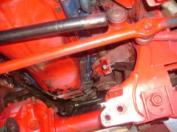 Had to remove these two bolts instead since the one in the bushing did not want to come out.