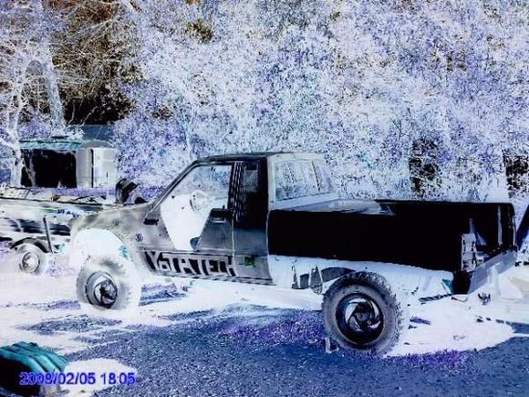 new 84 single cab bed... had to extend the fender wells..