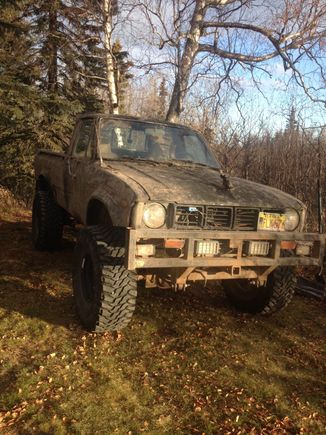 it was amazing where this truck would go with open diffs and a little 22R under the hood!