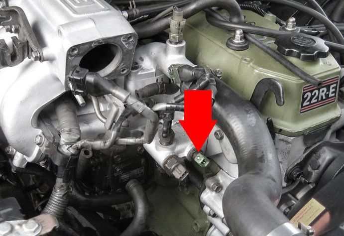 Image result for 22re water temp sensor location