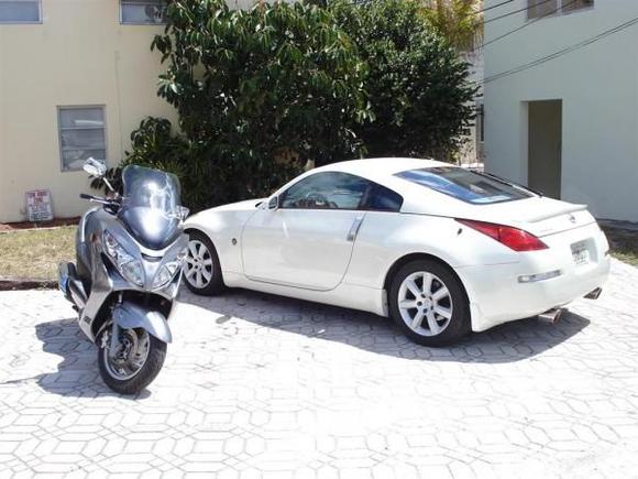 With My Burgman 400 Suzuki