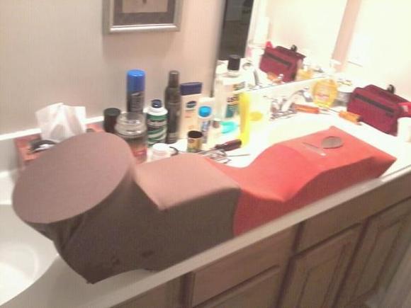 Done besides fiberglassing it and painting it..