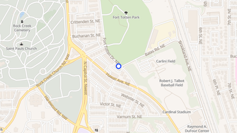 Map for Hawaiian Gardens Apartments - Washington, DC